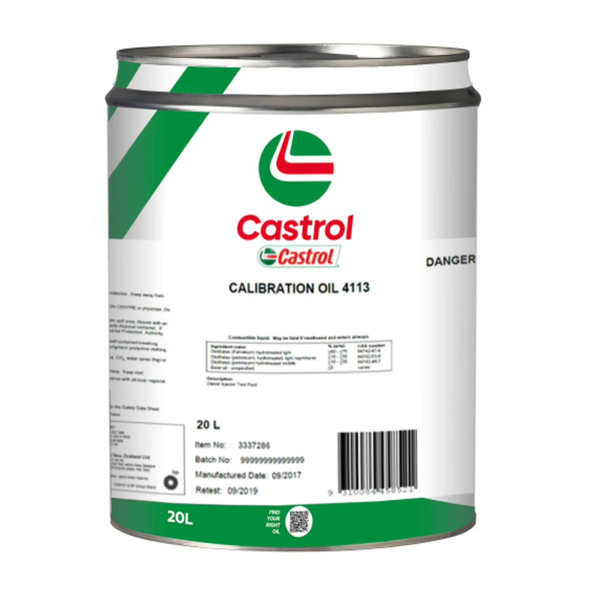 CASTROL CALIBRATION 4113 MIMNERAL